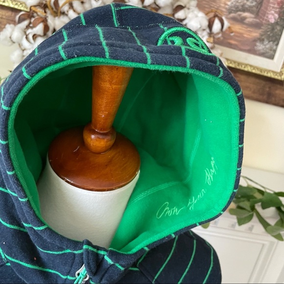 Lululemon Scuba Hoodie Lined Hood
Slalom Stripe Printed Inkwell Green Bean - Picture 3 of 4